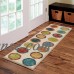 Better Homes and Gardens Shaded Circles Orange Area Rug or Runner   565708716